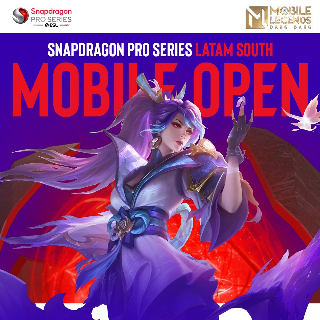 📣 Today's the day! The Open qualifiers for LATAM South start now! Bring your A-game and join the fun! 🔥

📅 LATAM SOUTH | April 23rd - 26th

🔗 For more information or to register, click the link in our bio! #SnapdragonProSeries #Registration #MLBB #LATAMS