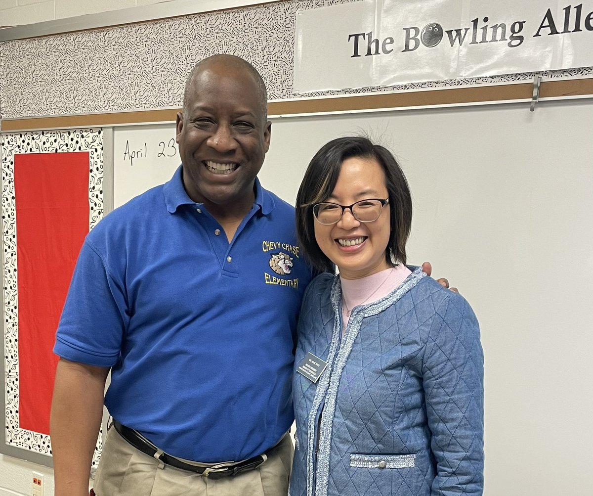 Meet Mr. Bowling, the winner of the Maryland Music Educators Association “Outstanding Teacher of the Year” Award!  Thank you for working with @MCPS students for 36 years!  #artsinschool #teacher @ChevyChaseES