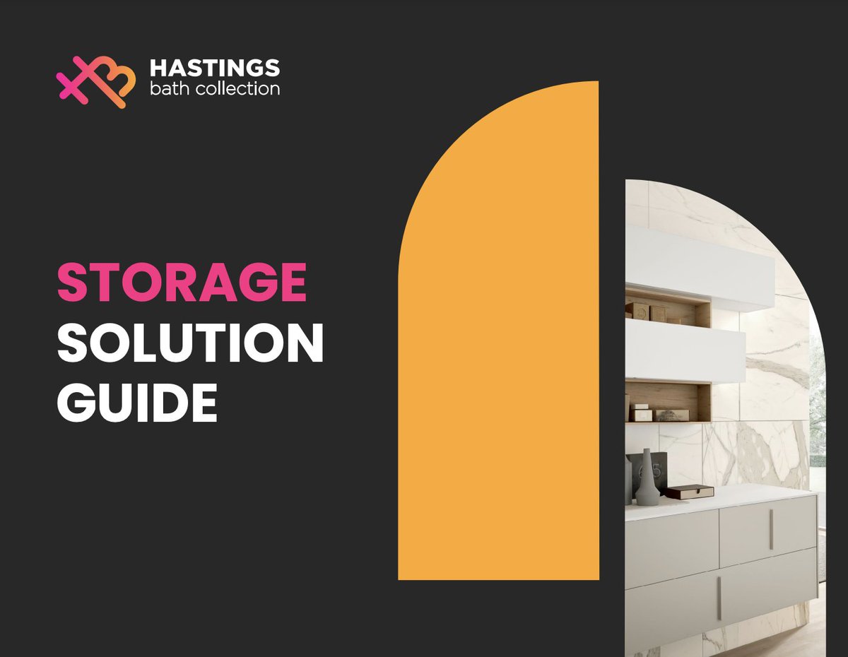 Do you have your copy of the “Storage Solution Guide” yet? Download it now: hubs.ly/Q02n_JGQ0 
#HastingsBath #HastingsBathCollection #BathroomIdeas #ModernBathroom #BathroomStyle #LuxuryBathroom #BathroomStorage #LuxuryDesign #ModularDesign