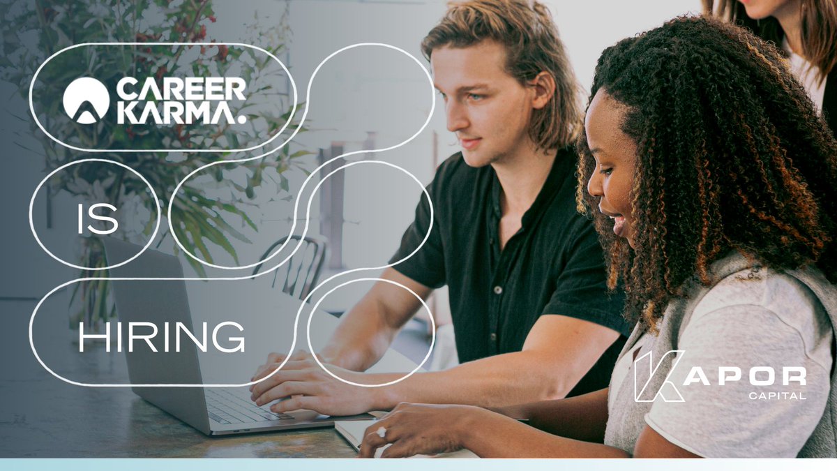 Looking to work at an innovative #edtech company? #KaporCapital portco @Career_Karma is hiring a Lead AI #Engineer to lead the design and development of AI Capabilities for their web applications. Learn more + apply here: bit.ly/3Jvj8lz