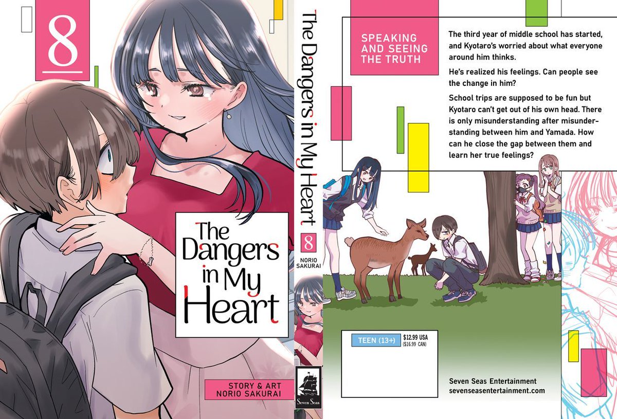 THE DANGERS IN MY HEART Vol. 8 Quirky courtship awaits in this comedy manga series nominated for the 2020 Manga Taisho Award—and don’t miss the anime! Out today in print/digital! See RETAILERS section: sevenseasentertainment.com/books/the-dang…