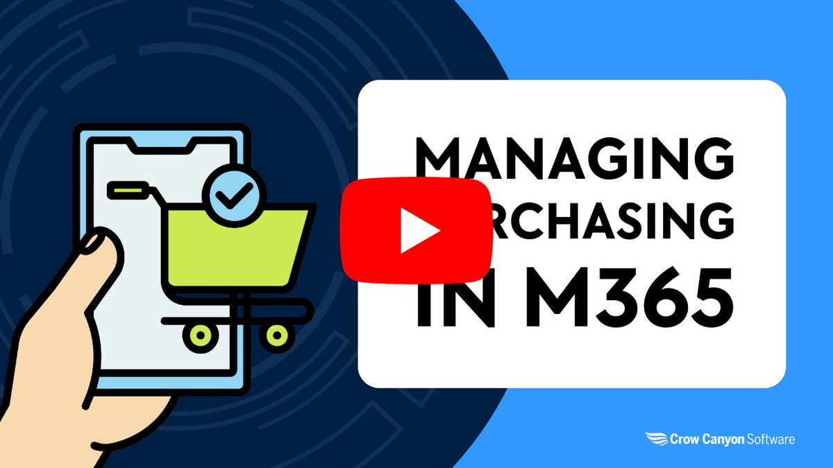 CrowCanyonSW's tweet photo. Did you miss the live webinar on Managing purchasing in Microsoft 365?

Catch the replay here 🔽
https://t.co/l4kulDwBsb

#purchasing
#purchaseorder
#procurement
#purchasingsoftware
#software
#webinar
#microsoft
#microsoft365
#m365
#msteams
#microsoftteams
#erp
#costsavings https://t.co/A0v11mZ5pF