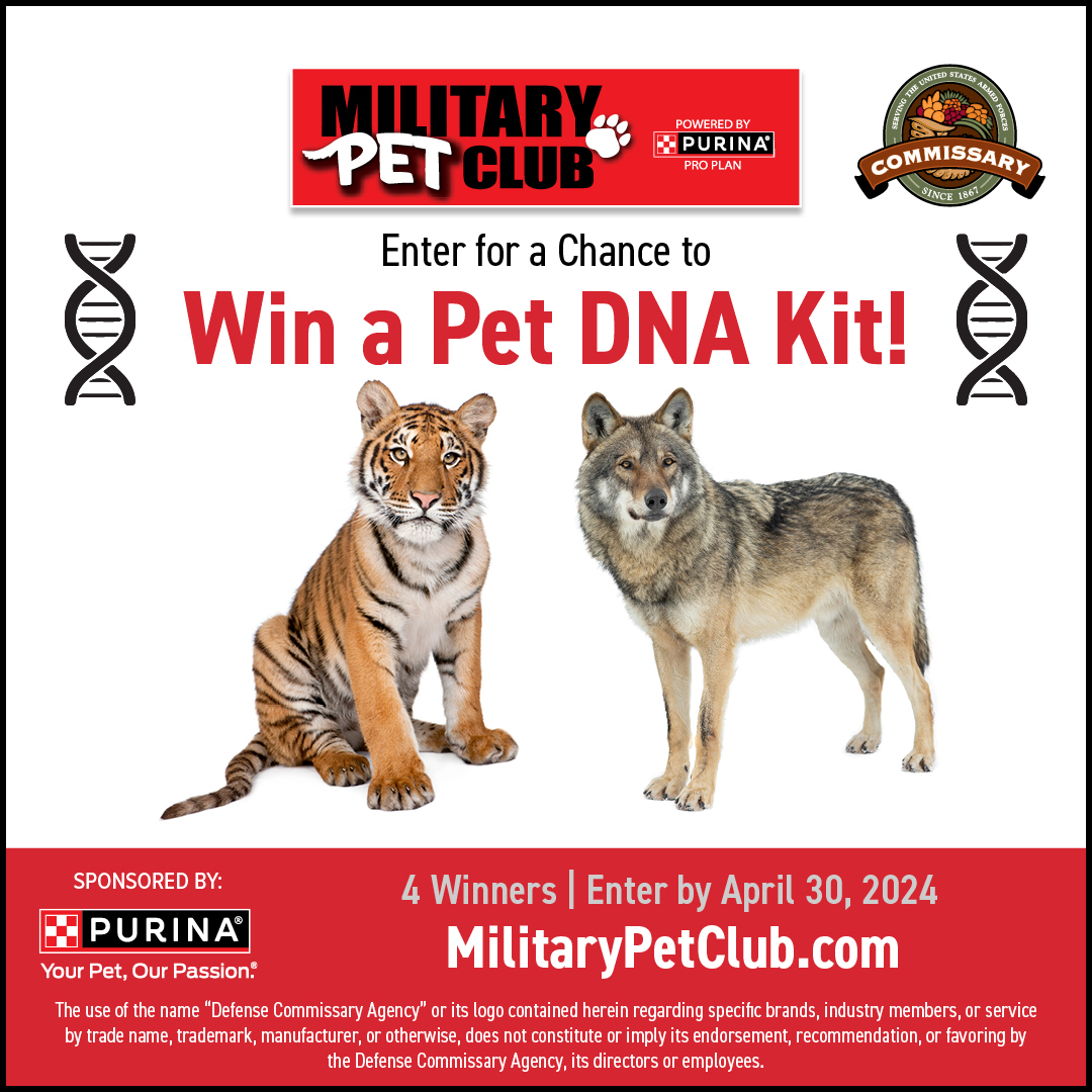 What makes up your pet? Enter to win a Pet DNA Kit: MilitaryPetClub.com/contests #milpet #purina #MilitaryPetClub