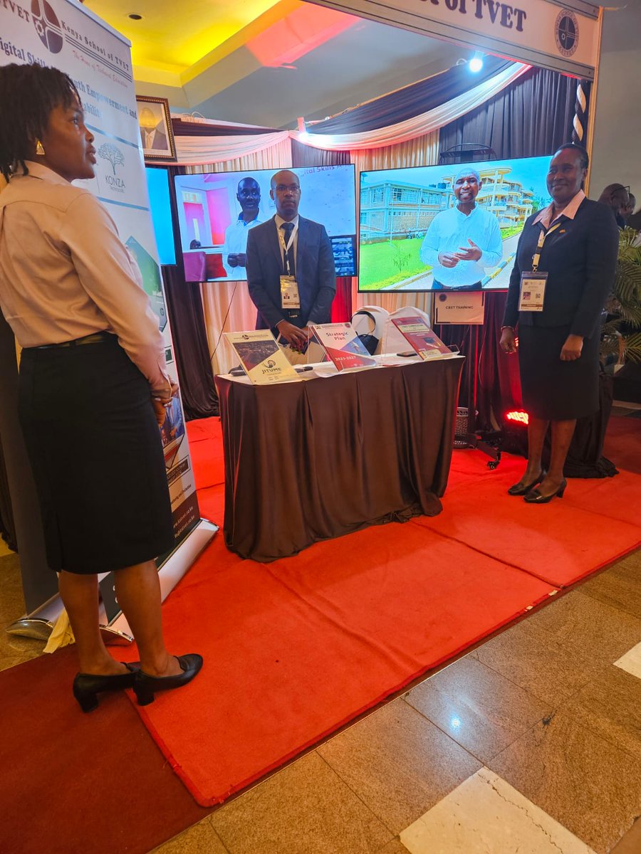 Chepkir4Joyline's tweet photo. Today, KSTVET had the privilege of showcasing some of its successful programs at the Annual Partnership for Skills in Applied Sciences, Engineering, and Technology (PASET) conference. These include CBET training, Jitume ToTs implementation, and the ODeL Eastern African Platform. https://t.co/caTbat9980