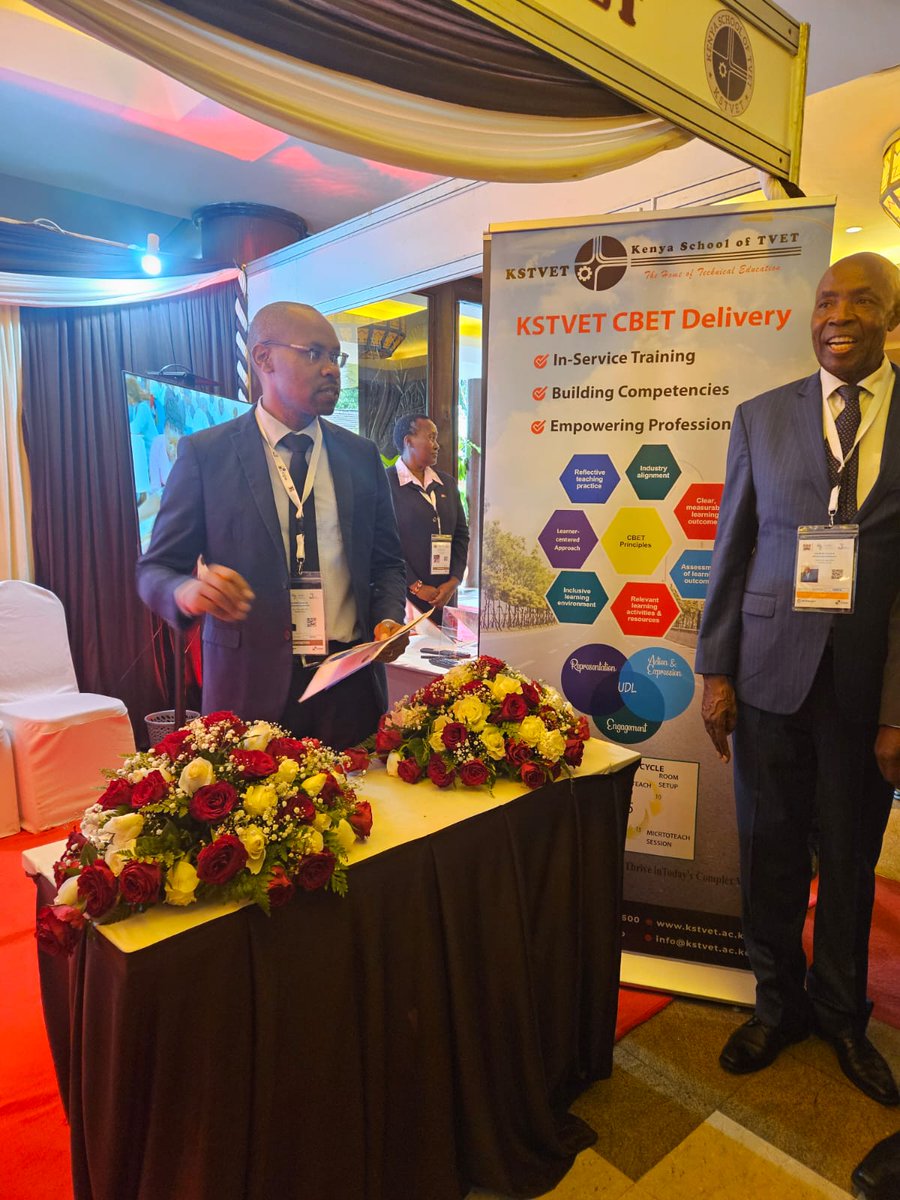 Chepkir4Joyline's tweet photo. Today, KSTVET had the privilege of showcasing some of its successful programs at the Annual Partnership for Skills in Applied Sciences, Engineering, and Technology (PASET) conference. These include CBET training, Jitume ToTs implementation, and the ODeL Eastern African Platform. https://t.co/caTbat9980