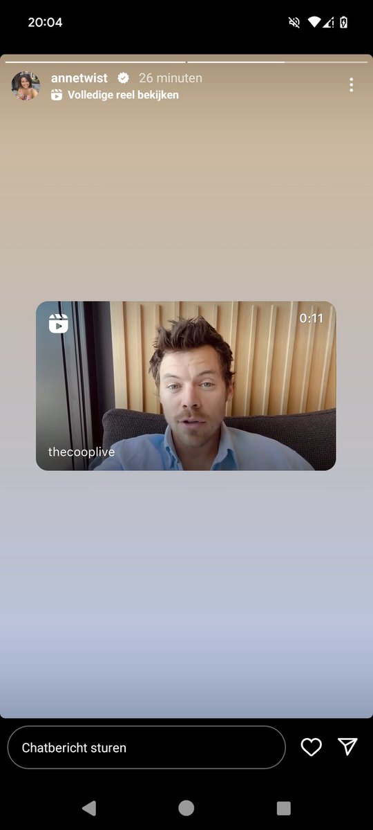 Anne shared Harry's message for Co-op Live on her Instagram story 🥰 via annetwist