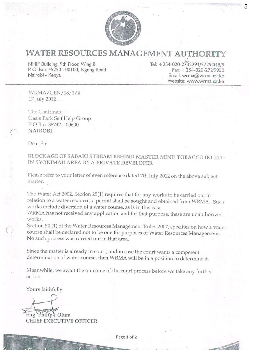 UtuNaUzalendoKE's tweet photo. @kingsdevelopers why did you build on a swamp and why are you ignoring court orders with impunity? What have you bribed @Wavinya_Ndeti na wengineo?

#UshenziKE! https://t.co/4VBEAWcrX2