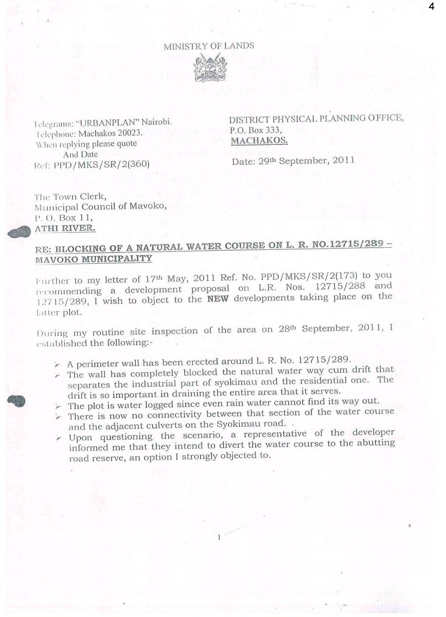 UtuNaUzalendoKE's tweet photo. @kingsdevelopers why did you build on a swamp and why are you ignoring court orders with impunity? What have you bribed @Wavinya_Ndeti na wengineo?

#UshenziKE! https://t.co/4VBEAWcrX2