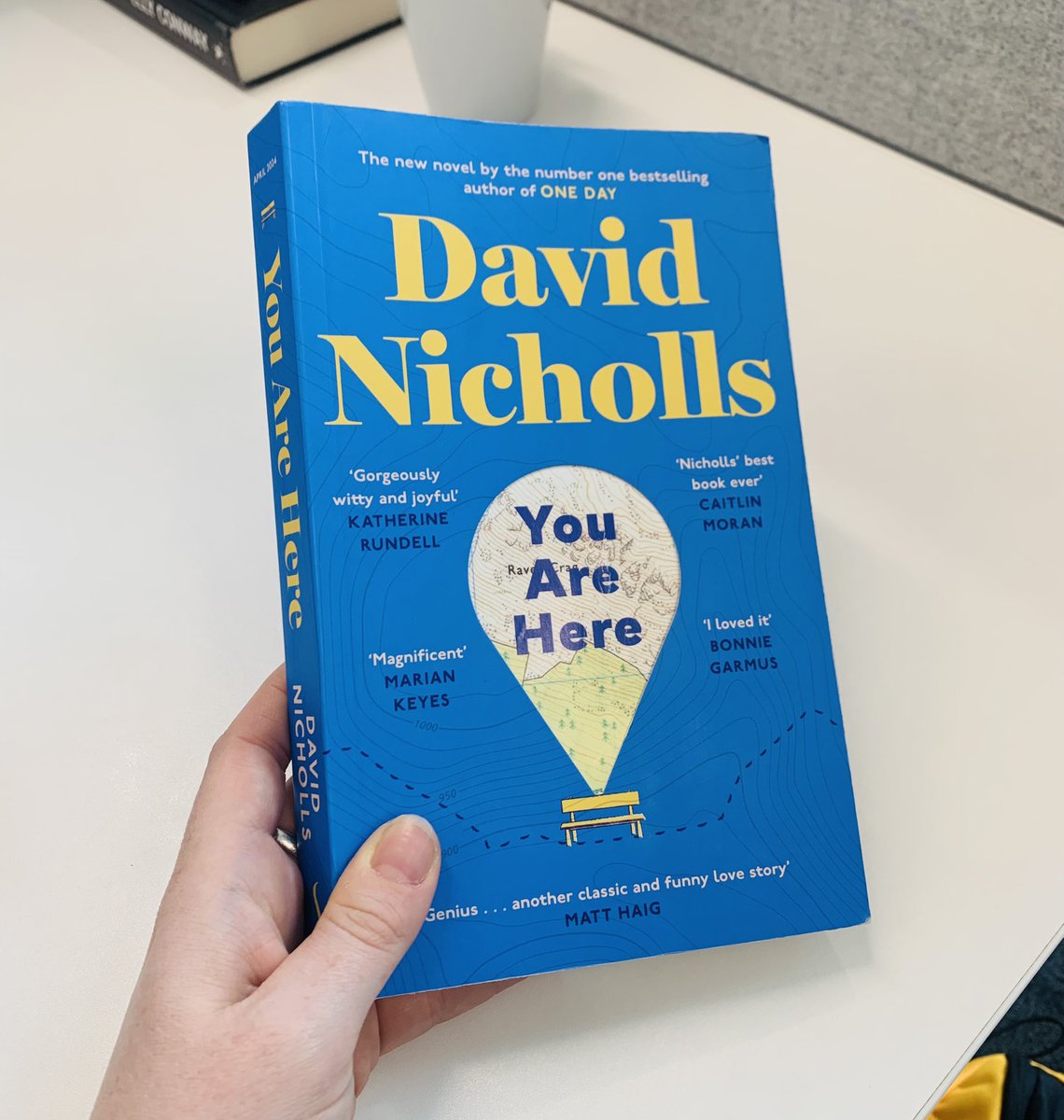 Truly nobody does it like @DavidNWriter and #YouAreHere might be my favourite of his yet 💙 I laughed uproariously at Marnie’s jokes and felt so warmed by Michael’s one shirt & zip-off trousers. Oh to be mentally back walking with them 😭 An undeniable triumph, you must buy it!