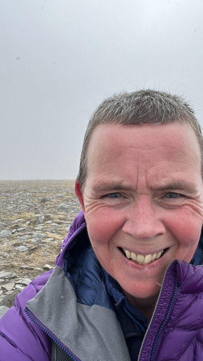Scottish Hillwalking - great forecast & expectations vs reality!

Am  Faochagach summit view & selfie in light snow shower and absolutely no view…..

Still a reason to celebrate - 150/282.