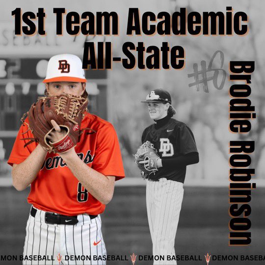 DEMON_HARDBALL's tweet photo. Congratulations to Brodie Robinson, Brandon Smith, and Angel Molina for being selected to the 2024 THSCA Academic All-state Team. https://t.co/UBwTKjzMAe