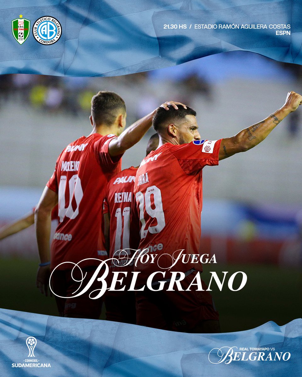 HOY JUGAMOS! 🌎🇦🇷🩵

#BelgranoSudamericana