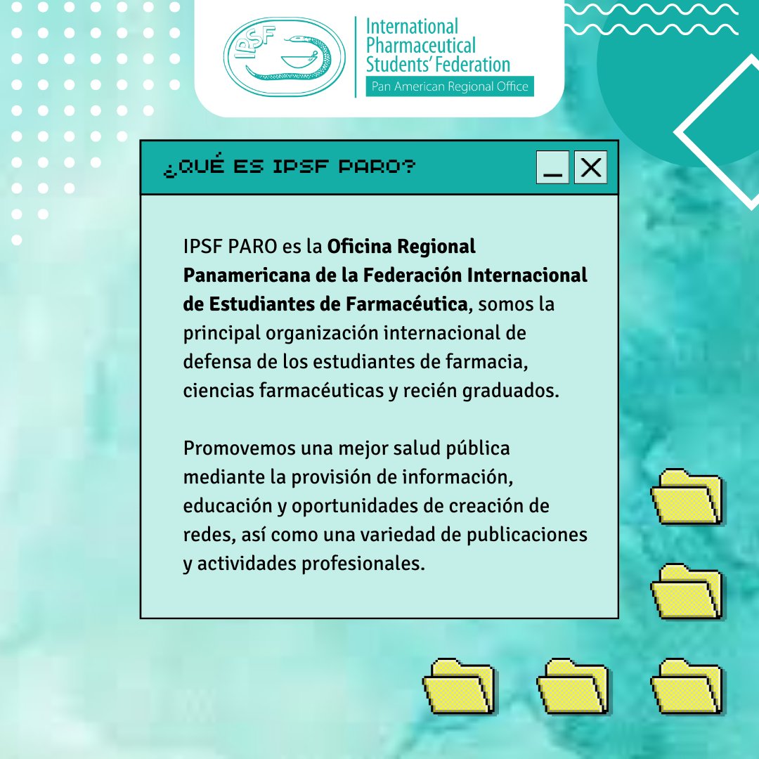 IPSFparo's tweet photo. [ES]  ¿Quieres saber más sobre IPSF?🌎💊 Esto te interesa, desliza para  conocer sobre nosotros. Cualquier otra consulta no dudes en  contactarnos✍️

#IPSFPARO #IPSForg #farmacia #estudiantedefarmacia https://t.co/AYGsFO8yX3