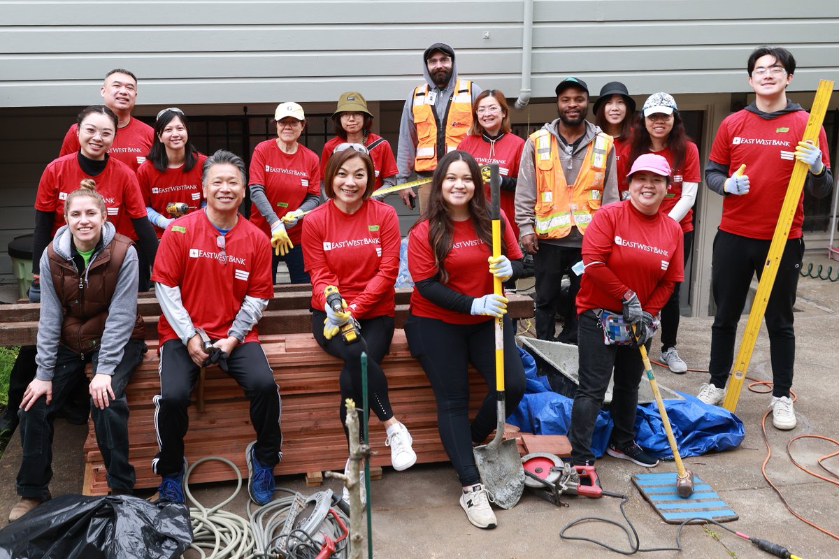 Thank you, @EastWestBank, for volunteering at one of our Home Preservation sites! 🛠️ Your partnership makes a tangible difference in the lives of the families we serve. Together, we are building stronger, safer homes and brighter futures. #NationalVolunteerWeek