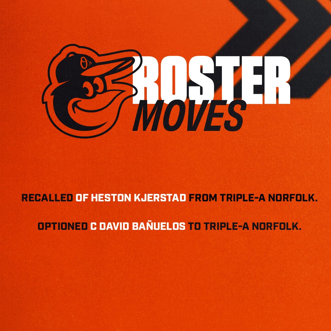 Orioles's tweet photo. We have made the following roster moves: https://t.co/Ii8L89N7yr