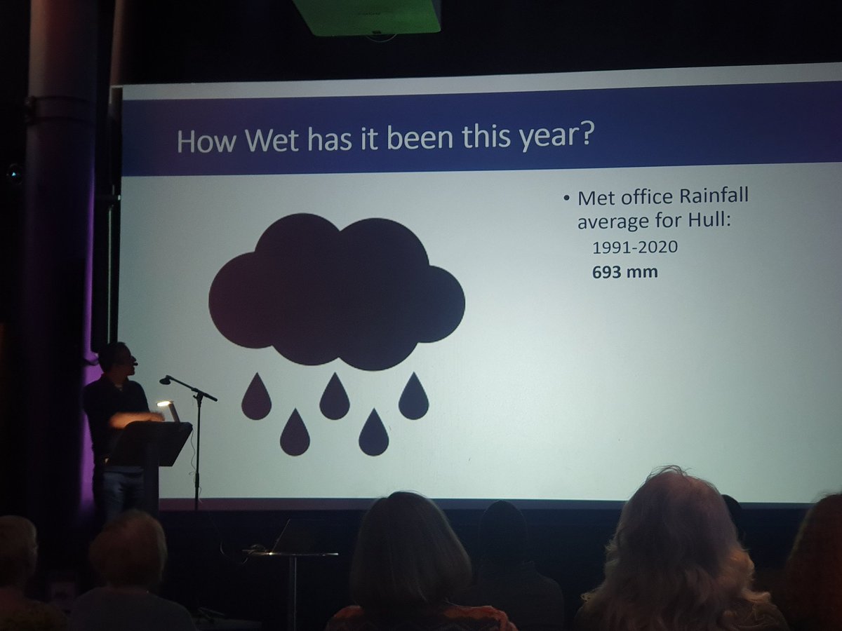 We are delighted to be back with our first #DiveDeeper event of 2024! First up @StuartMcLelland from the @EEIatHull talking about sustainable drainage. #TheDeepHull #Floods&SuDS #Science #Environment #FloodRisk #ClimateChange