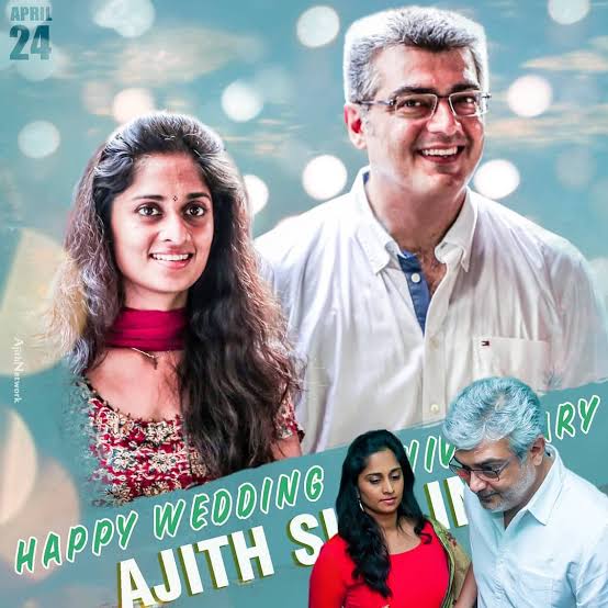 #AjithKumar 👑 
#VidaaMuyarchi #GoodBadUgly
#wishyouhappy #weddingday #HappyAnniversary🎆