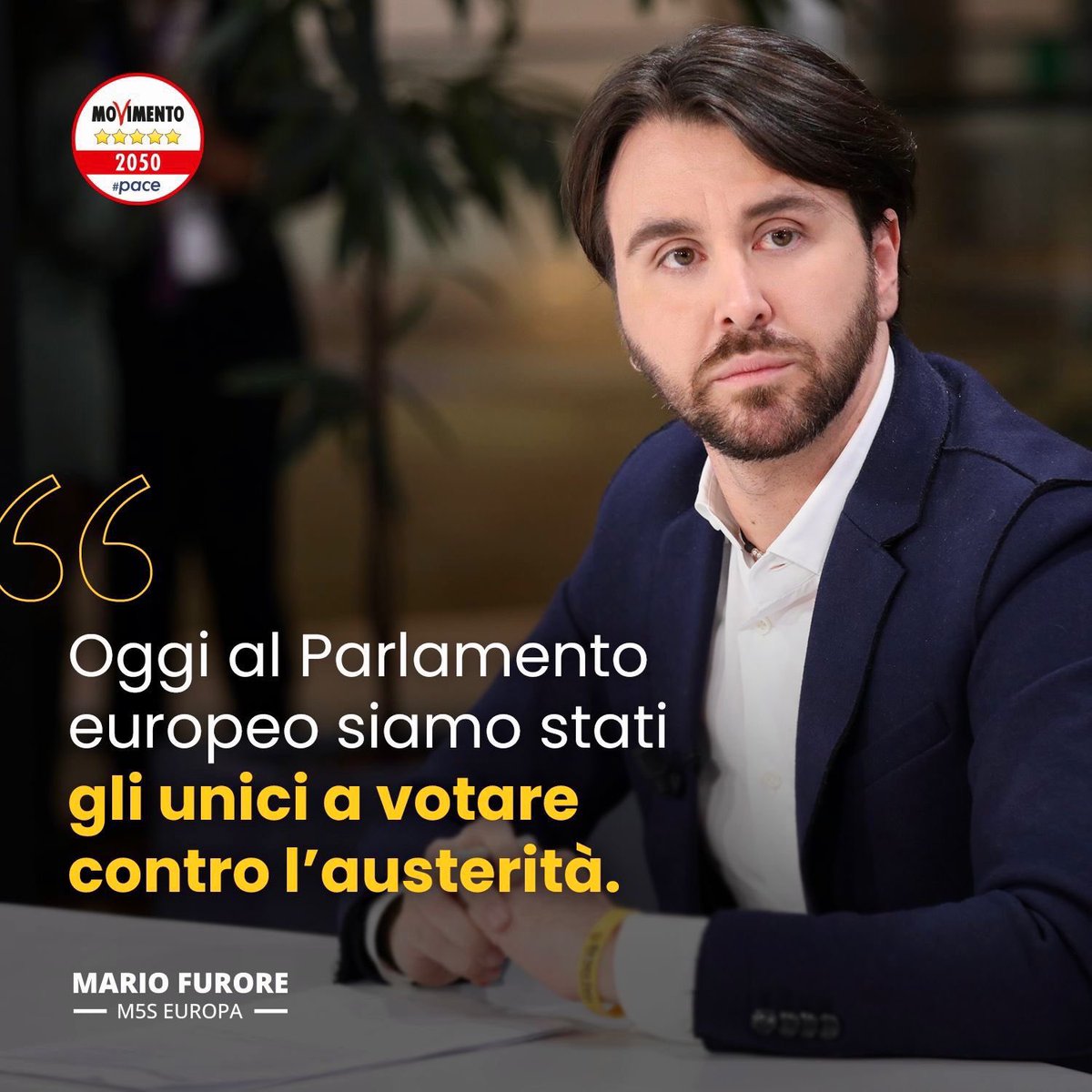 Il @M5S_Europa è stato l’unico partito a votare contro l’austerità.

➡️ urly.it/3_fpk