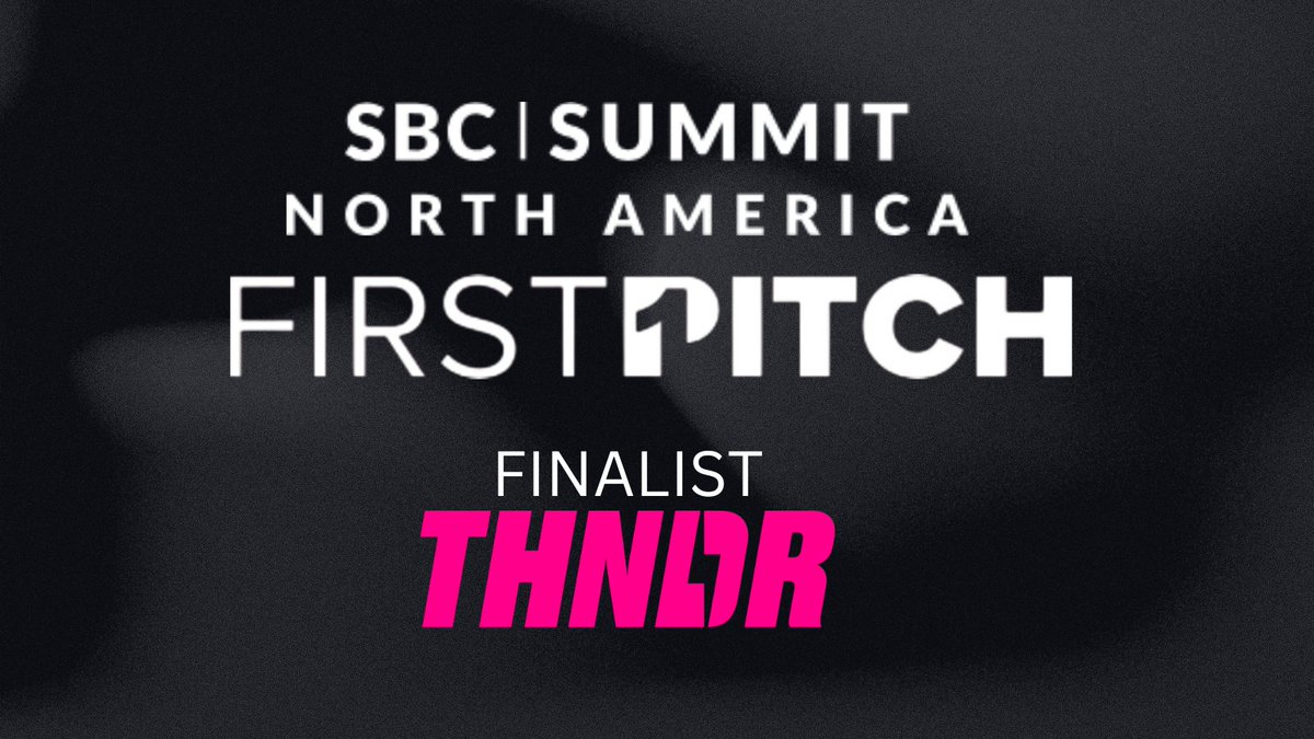 THNDRGAMES's tweet photo. We are absolutely honored to be selected as a finalist in the SBC Summit First Pitch competition!🎉

We're excited to share what we're working on at THNDR to improve payments in iGaming and sports betting with #bitcoin.

Thank you @SBCGAMINGNEWS for including us🙏 https://t.co/feM2R1yFbu