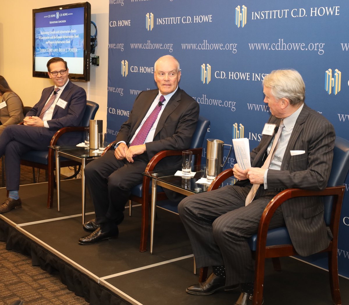 Our CEO Ehren Cory spoke at the @CDHoweInstitute roundtable on ‘Accelerating Growth with Infrastructure Banks’ alongside Building Ontario Fund Chair, Brian Porter. They discussed the cost-effective way innovative financing can help close Canada’s #infrastructure gap.…