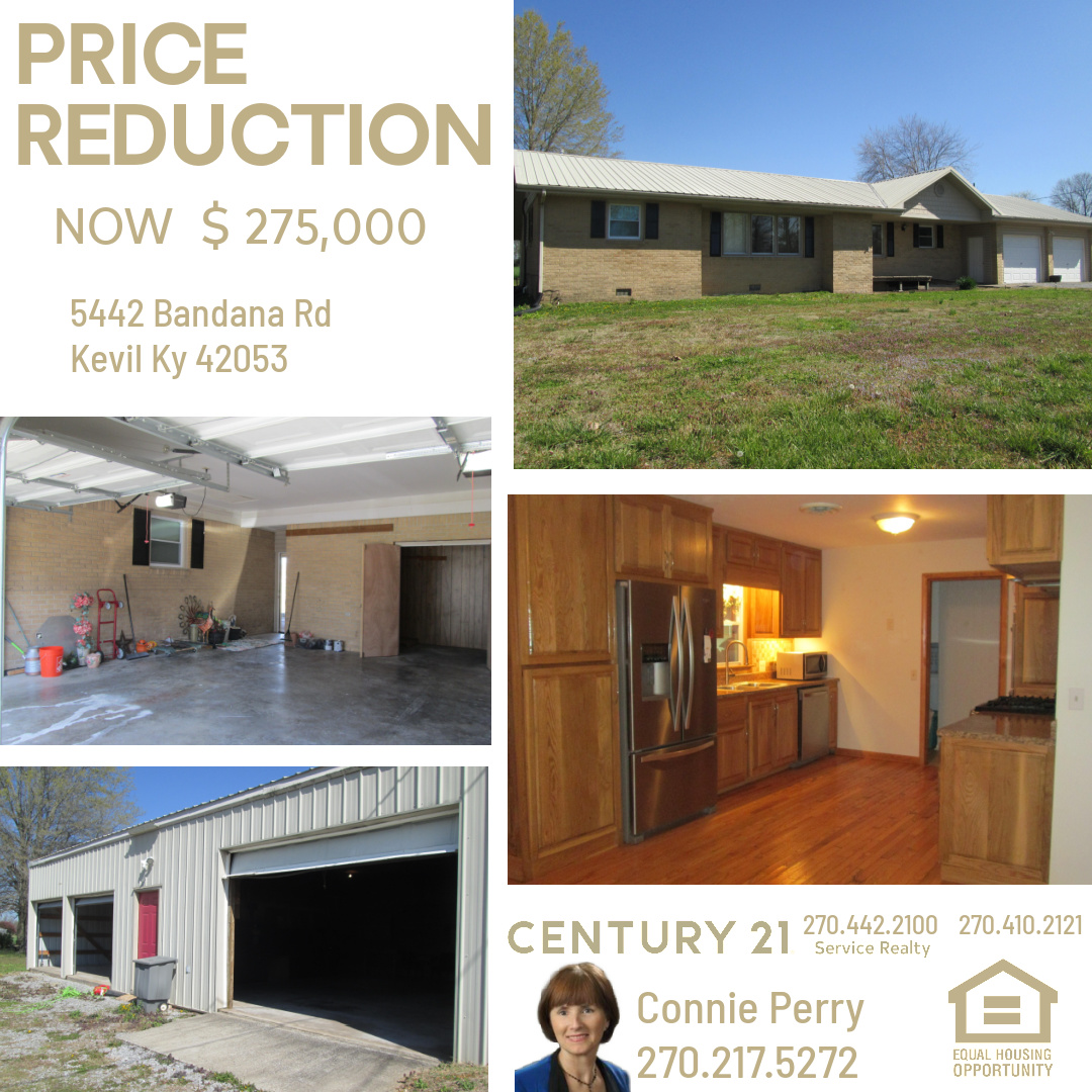 PRICE REDUCTION

century21.com/property/5442-…

#realtor #realestate #paducahrealestate #westkentuckyrealestate #lakesrealestate #4riversrealestate #bentonrealestate #murrayrealestate #mayfieldrealestate #century21 #Century21servicerealty #communityfirst #C21 #C21Service