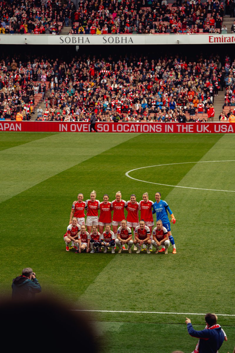 Our last matchday at Emirates Stadium in 2023/24 ❤️ 🤝 @KyaBanasko