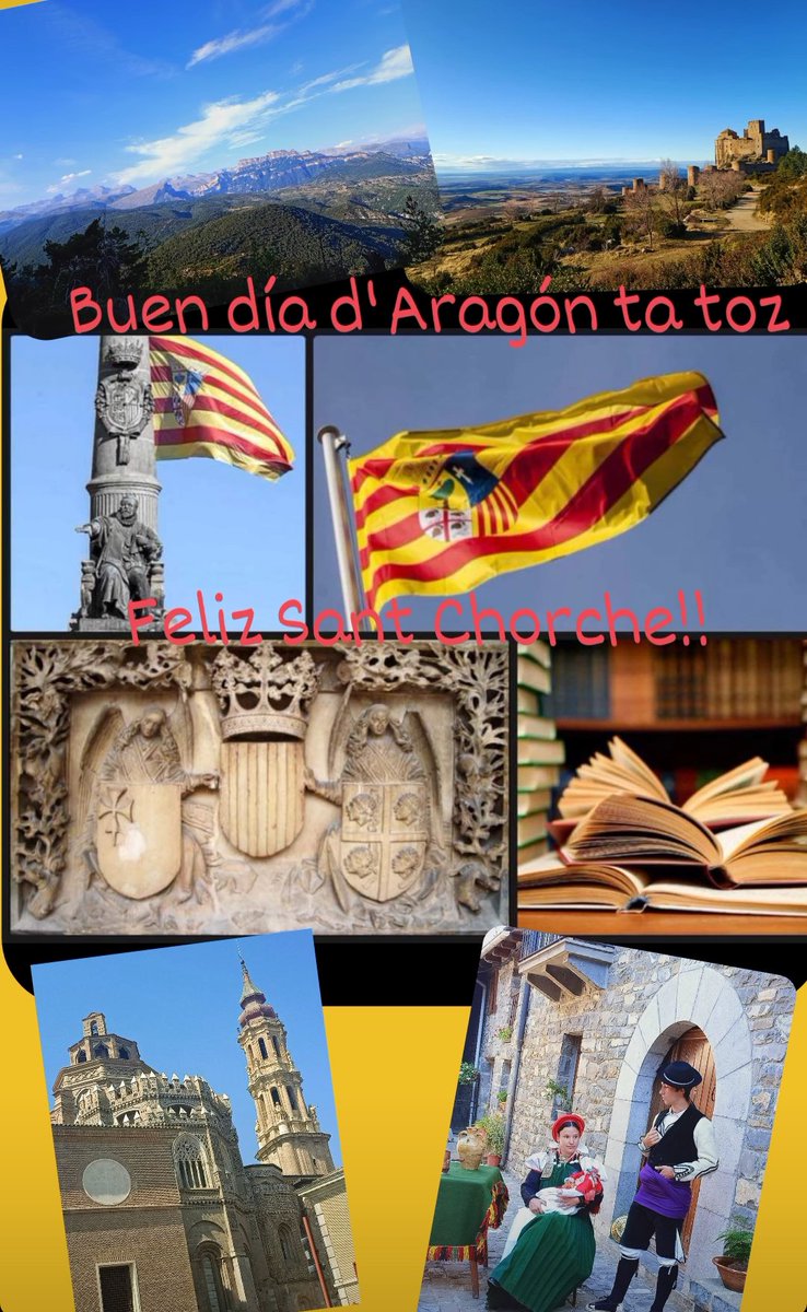 Salut País!!🌹✊🏻🐉
#Aragón #DiaDeAragon