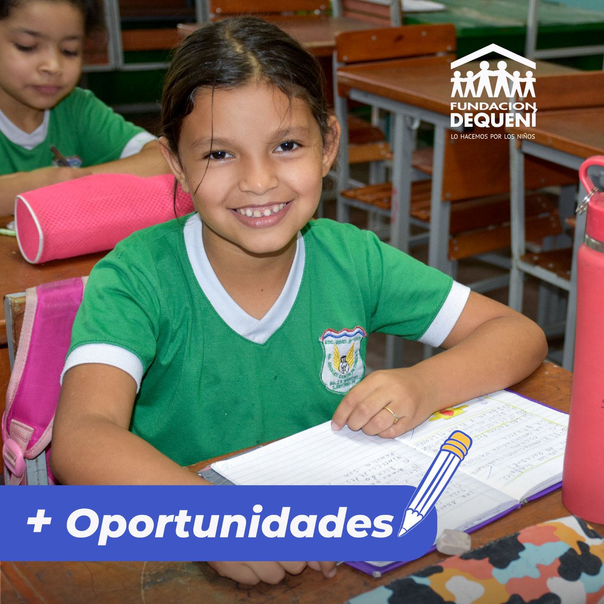 La Educación es la herramienta para la construcción de mejores oportunidades para los niños.
Regresamos a clases con la alegría de ser parte de la vida de miles de niños, niñas y adolescentes a través de nuestros proyectos socioeducativos. 
 #LoHacemosporlosNiños
#Regresoaclases