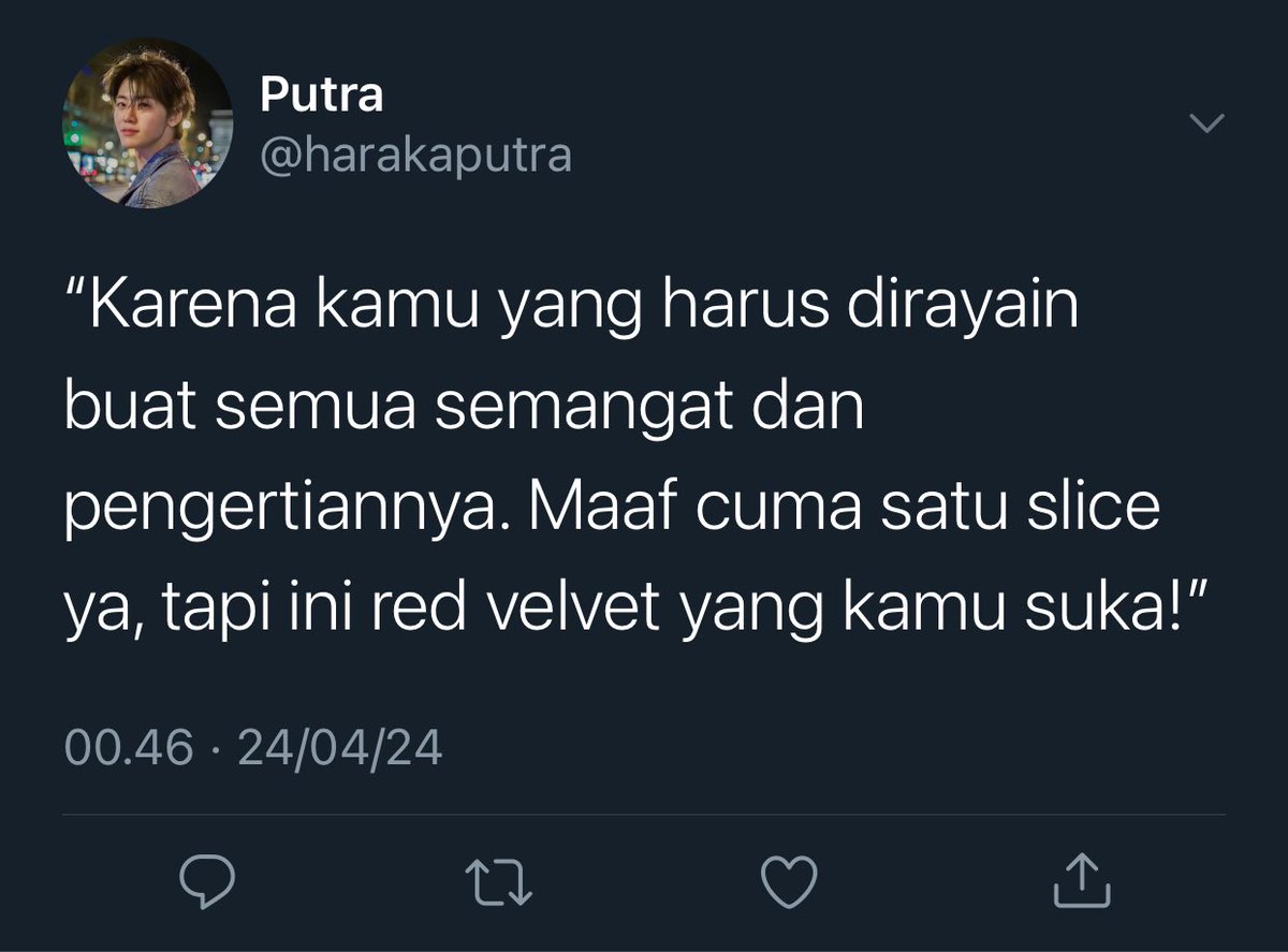 recreathings's tweet photo. Hari ini, ulang tahun https://t.co/Ncv28s73eH