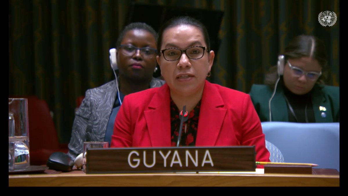 Statement delivered by H.E. Carolyn Rodrigues-Birkett, Permanent Representative of Guyana to the UN, at Security Council meeting on UNMIK - Kosovo Read full statement: minfor.gov.gy/un-security-co…