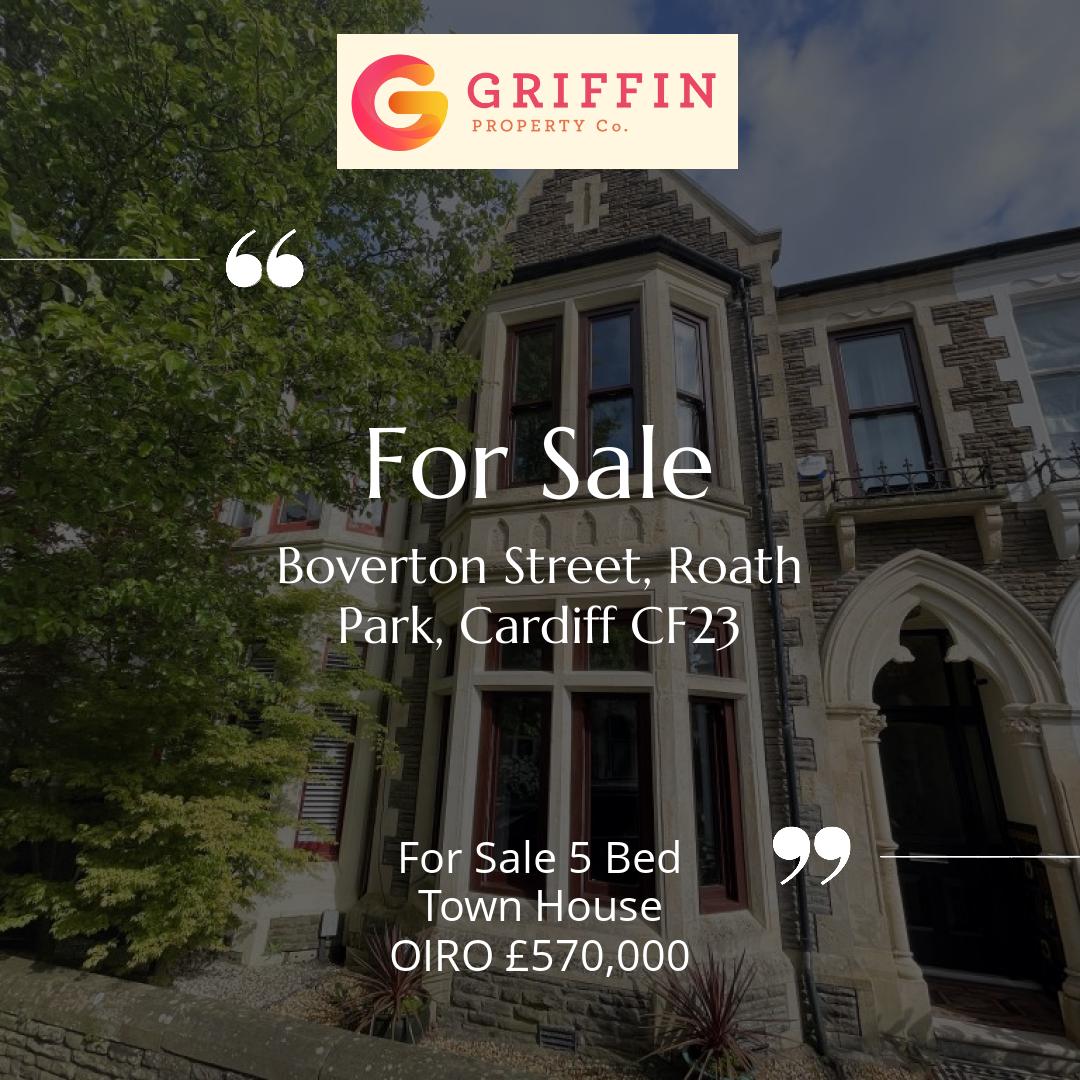 FOR SALE Boverton Street, Roath Park, Cardiff CF23

OIRO £570,000

Arrange your viewing today! 
griffinproperty.co/find-a-property

#property #properties #onlineestateagent #estateagentsuk #estateagents #estateagency #sellmyhousefast #sellmyhouse #sellmyhome #le