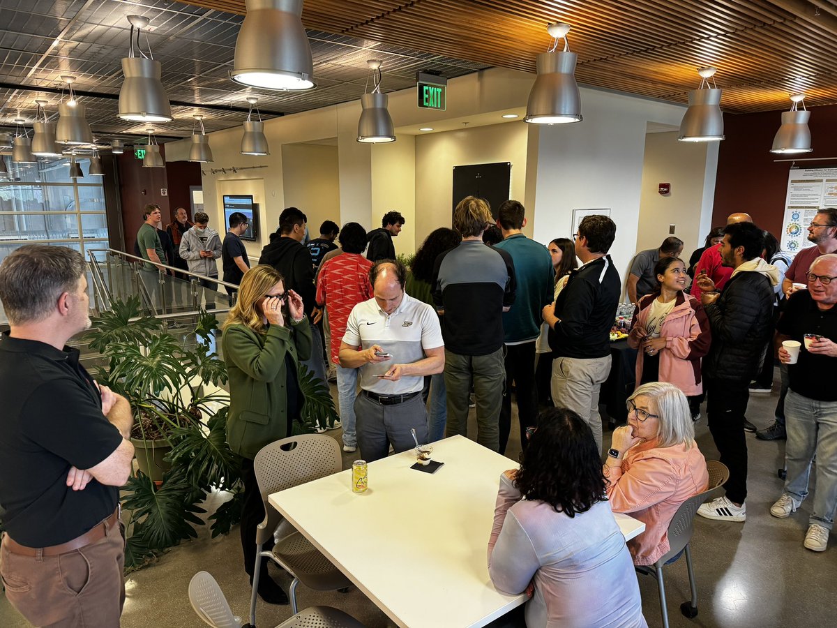 Big turn out at Herrick this afternoon to celebrate the tenure of Professor Davide Ziviani. Congratulations @ProfZiviani !