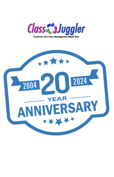 ClassJuggler's tweet image. Reminder: Enter our 20th birthday drawing (clients &amp;amp; their staff only) by midnight 5/3. TEN randomly drawn winners, get a  $25 Amazon gift certificate. 

To enter: like &amp;amp; comment here by May  3.
#DanceStudios, #SwimSchools, #CheerleadingCamps, #GymnasticsSchools