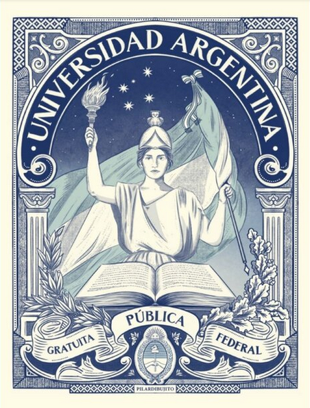 coorke's tweet photo. UNIVERSIDAD ARGENTINA
Educación Pública Argentina
Gratuita, Pública y Federal.
Ayer, hoy y siempre, ¡carajo!
#MarchaUniversitaria #23ATodosALasCalles #EducacionPublica https://t.co/ULpXmrz4aA