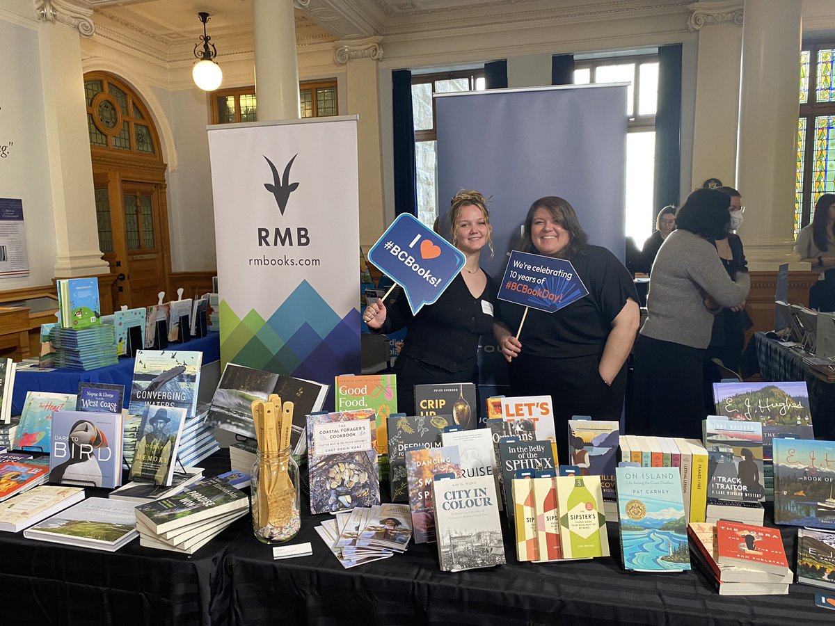 Some of our lovely published getting their tables ready for #BCBooDay!