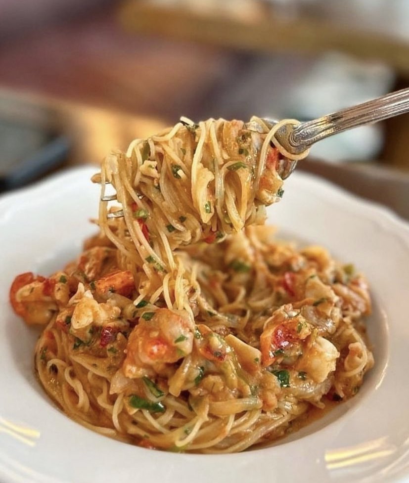 Spicy lobster cannellini 🍝 🦞