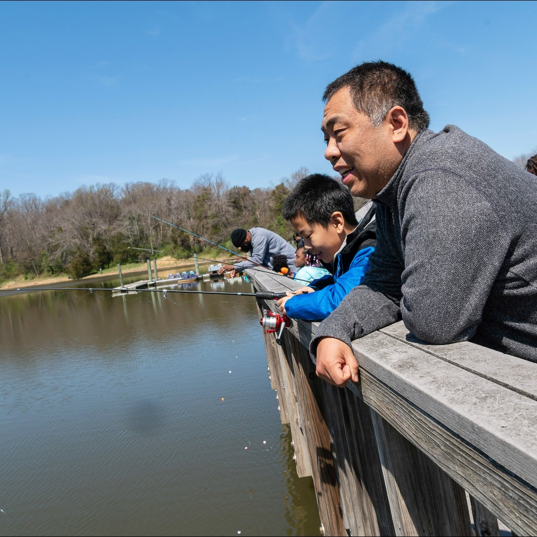 🎣 Join us for the Anglers with Autism fishing day on Sunday, April 28 at Lake Fairfax Park. This Free Event is designed for people with autism and their families to learn about fishing on #WorldAutismAwarenessDay. Learn more and sign up to save your spot: bit.ly/3U4dj3y