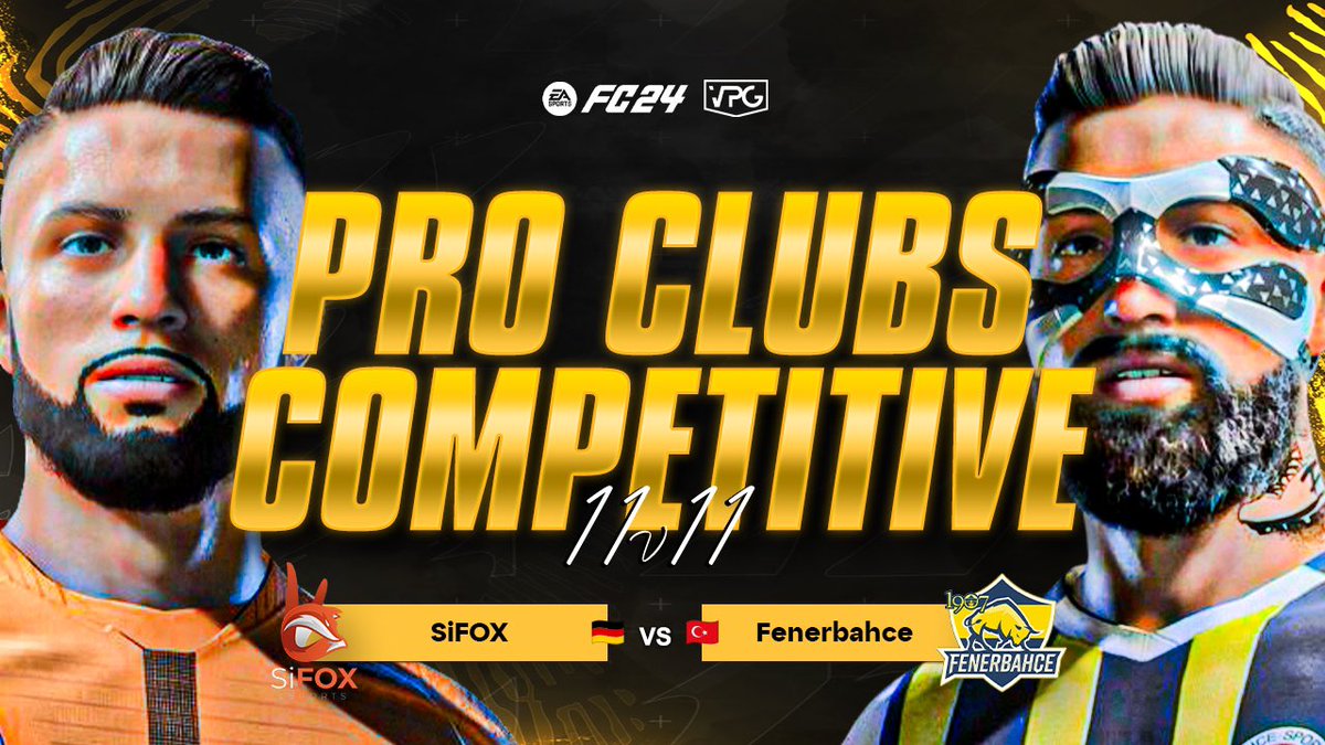Virtual Pro Gaming (@officialvpg) on Twitter photo 🔥 Competitive Pro Clubs 11v11
🏆 <a href="/VPGPremier/">VPG Esports Premier</a>
⚽️ <a href="/EASPORTSFC/">EA SPORTS FC</a>
ℹ️ 20:45 UK Live 📺
🇩🇪 @SiFOX_ESPORTS
🇹🇷 <a href="/FBespor/">Fenerbahçe Espor</a>
🎙️ Presented by <a href="/GeorgeOverton_/">Ove</a>
youtube.com/virtualprogami…
🦁 Let the games begin!
🇩🇪SiFOX
<a href="/SaibotPara/">Para</a>
<a href="/THE_P4CK_K1NG/">P4CK_K1NG</a>
<a href="/hQo31_/">hQo31</a>
<a href="/NoSkillz13/">NoSkillz#69</a>
<a href="/j7_flo/">J7</a>
<a href="/San95DE/">SiFOX-San</a> 🔥 Competitive Pro Clubs 11v11
🏆 <a href="/VPGPremier/">VPG Esports Premier</a>
⚽️ <a href="/EASPORTSFC/">EA SPORTS FC</a>
ℹ️ 20:45 UK Live 📺
🇩🇪 @SiFOX_ESPORTS
🇹🇷 <a href="/FBespor/">Fenerbahçe Espor</a>
🎙️ Presented by <a href="/GeorgeOverton_/">Ove</a>
youtube.com/virtualprogami…
🦁 Let the games begin!
🇩🇪SiFOX
<a href="/SaibotPara/">Para</a>
<a href="/THE_P4CK_K1NG/">P4CK_K1NG</a>
<a href="/hQo31_/">hQo31</a>
<a href="/NoSkillz13/">NoSkillz#69</a>
<a href="/j7_flo/">J7</a>
<a href="/San95DE/">SiFOX-San</a>