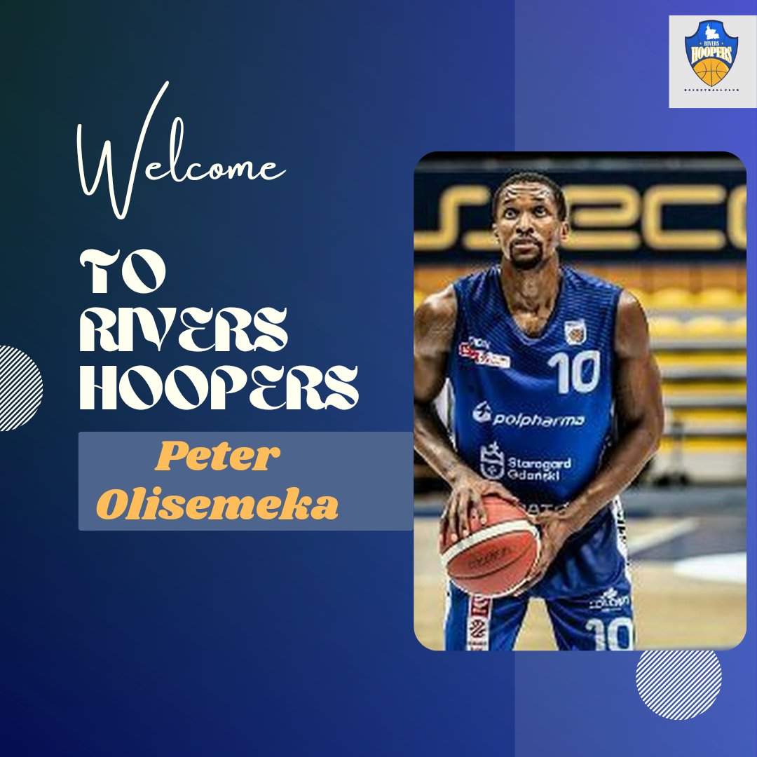 Rivers Hoopers have completed the signing of Peter Olisemeka for @theBAL . The six-foot-nine center will join the team in Lagos for our final round of preparation. Welcome Peter , let's get to work!!! #TheBAL #BAL4 #HoopersNation #TheKingsMen