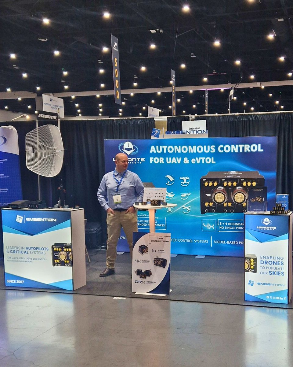 embention's tweet photo. π Start our first day at #Xpo24, the technology event for autonomy.
π Discover Veronte Ecosystem at booth 4839!
Contact π² sales@embention.com
#UAV #UAS #eVTOL #VeronteAutopilot #VCA https://t.co/8GXqJ8qJk0