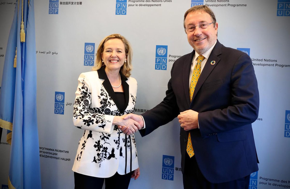 Very productive meeting with @ASteiner to reinforce our fruitful partnership to support Ukraine and contribute to growth, prosperity and sustanable #development around the world. The @EIB Group and @UNDP have been long-term partners, delivering impactful projects on the ground.