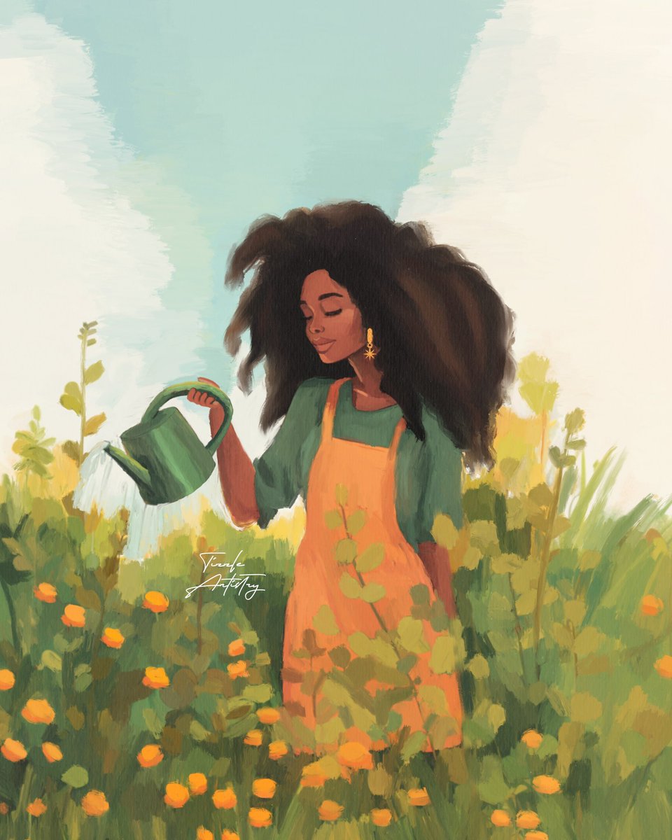 You are like a well-watered garden 🪴✨ 

Water your garden and watch it bloom. Just like plants, our dreams need time, attention and care to thrive.