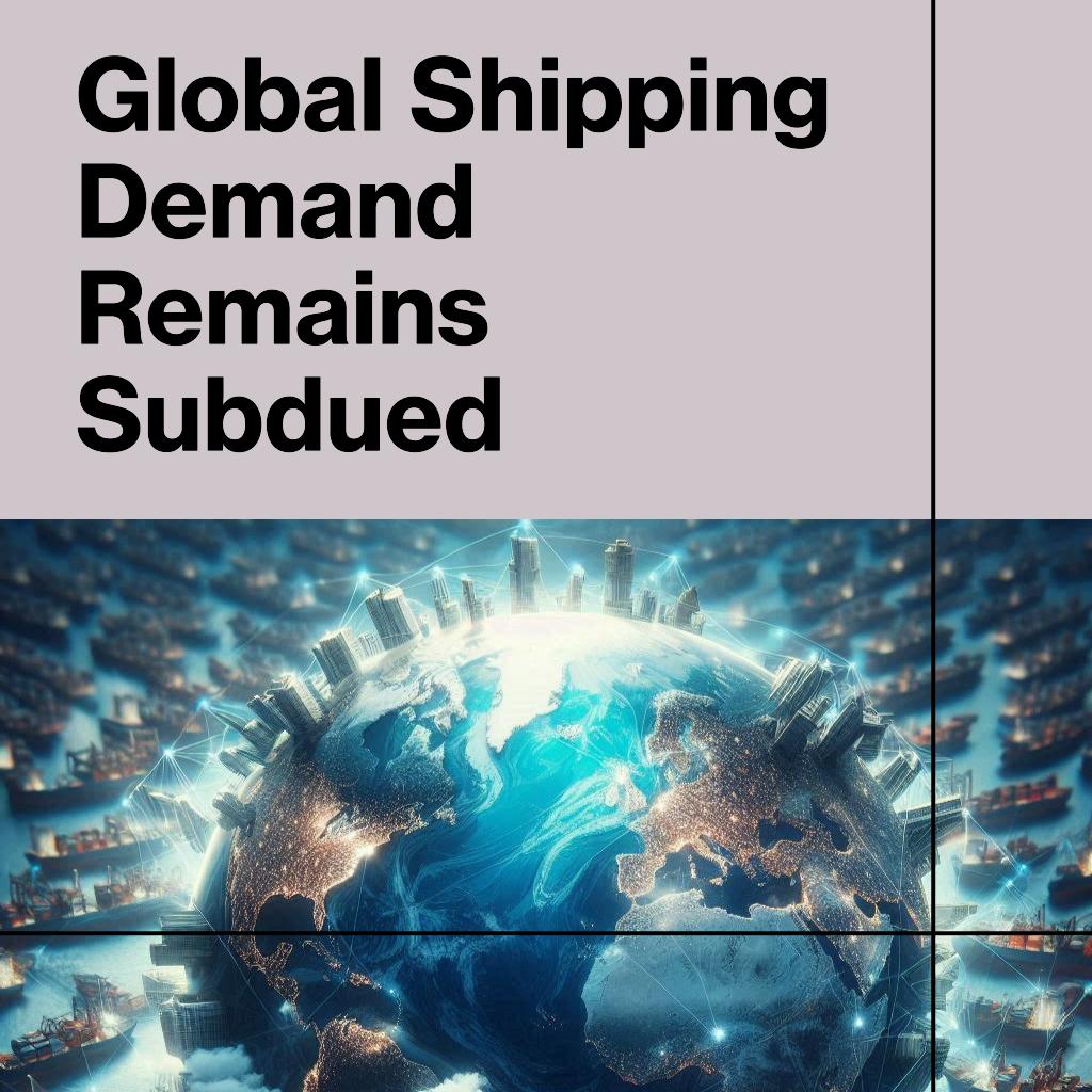 Global shipping demand continues to face challenges amid lingering economic uncertainty and supply chain disruptions.  lnkd.in/ehUUmnQg

#shipping 
#supplychain 
@Maersk 
@COSCOSHIPPING 
@nipponyusen 
@ORIENTOVERSEAS