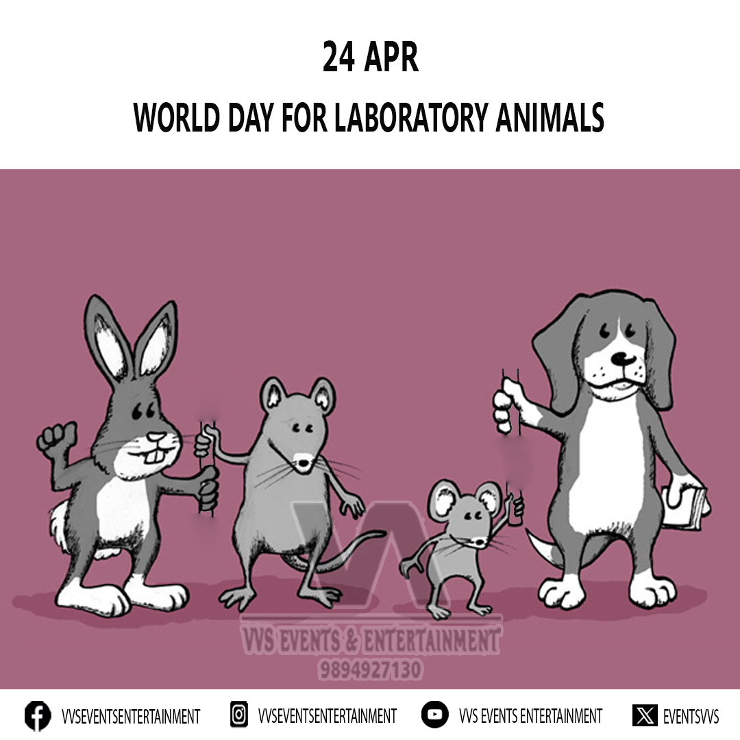 World Day for Laboratory Animals
World Day for Laboratory Animals 2024

#WorldDayForLaboratoryAnimals
#WorldDayForLaboratoryAnimals2024
#DayForLaboratoryAnimals
#DayForLaboratoryAnimals2024