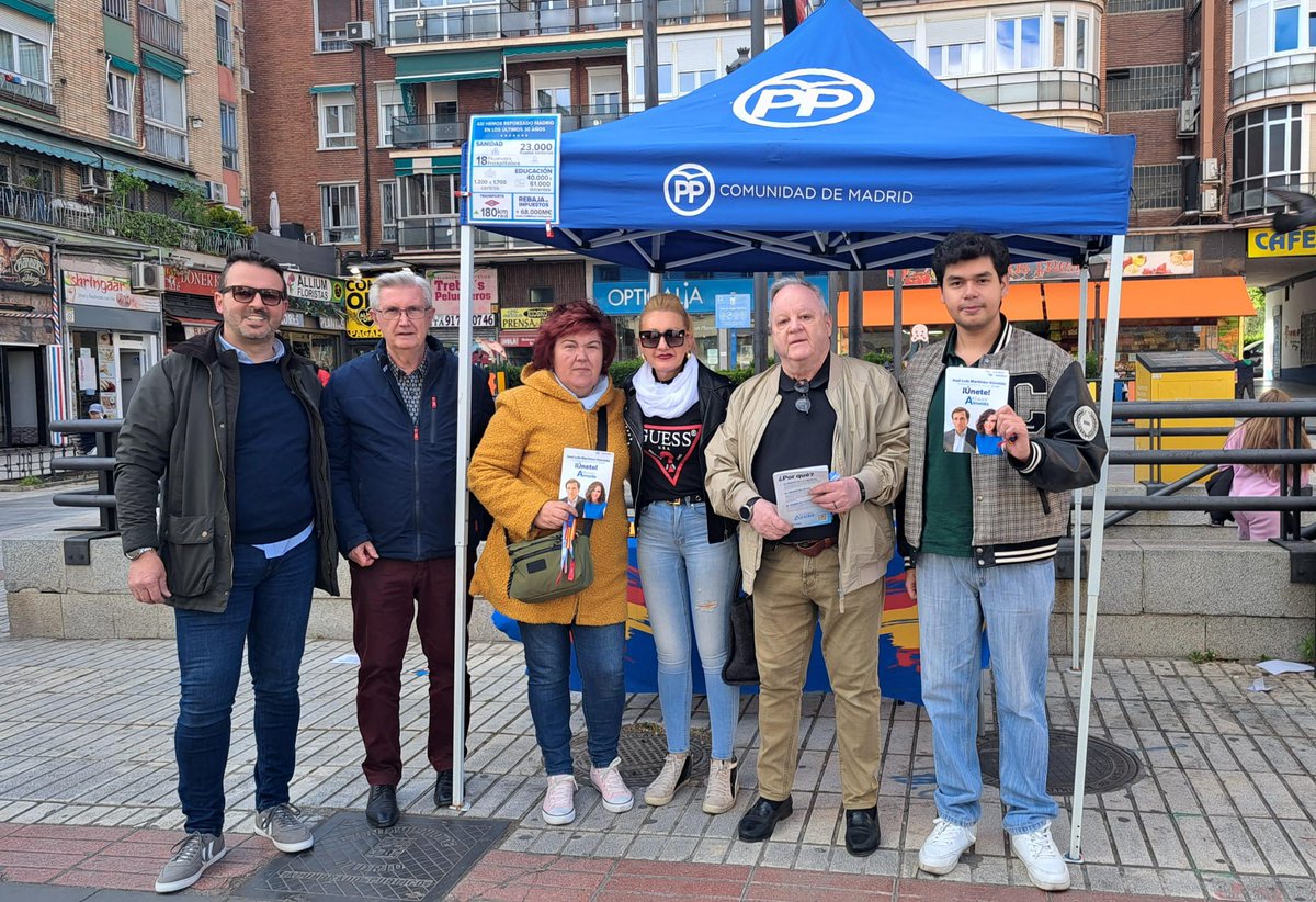 🔵 Campaña Afiliación @PPmadrid - #PuertadelAngel 🔵

🗣️¿Quieres formar parte del #EquipoAyuso 💙, del #EquipoAlmeida 💙 y del #EquipoPPLatina 💙 ?

#Únete #Afíliate #PuertadelAngel
#DistritoLatina #Distrito10 #PPLatina