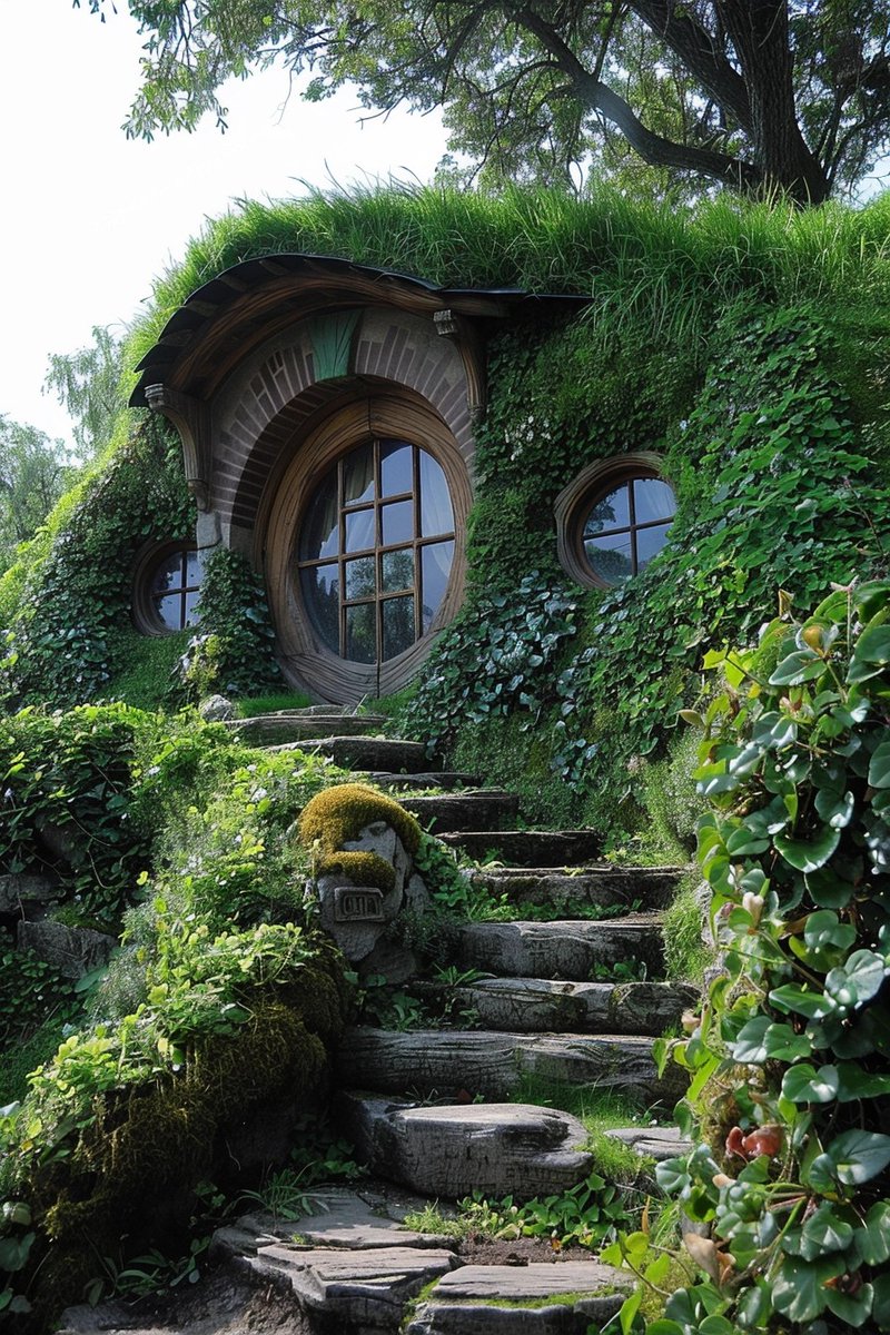 Beautiful hobbit hole😍