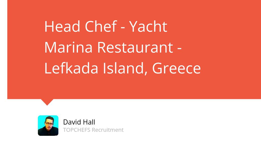 🔥 Hot opportunity for chefs! Head Chef role in Lefkada, home to stunning views and culinary delights! 🌐 #ChefVacancy #DiscoverGreece #CulinaryArts

Read more 👉 lttr.ai/ARxNd