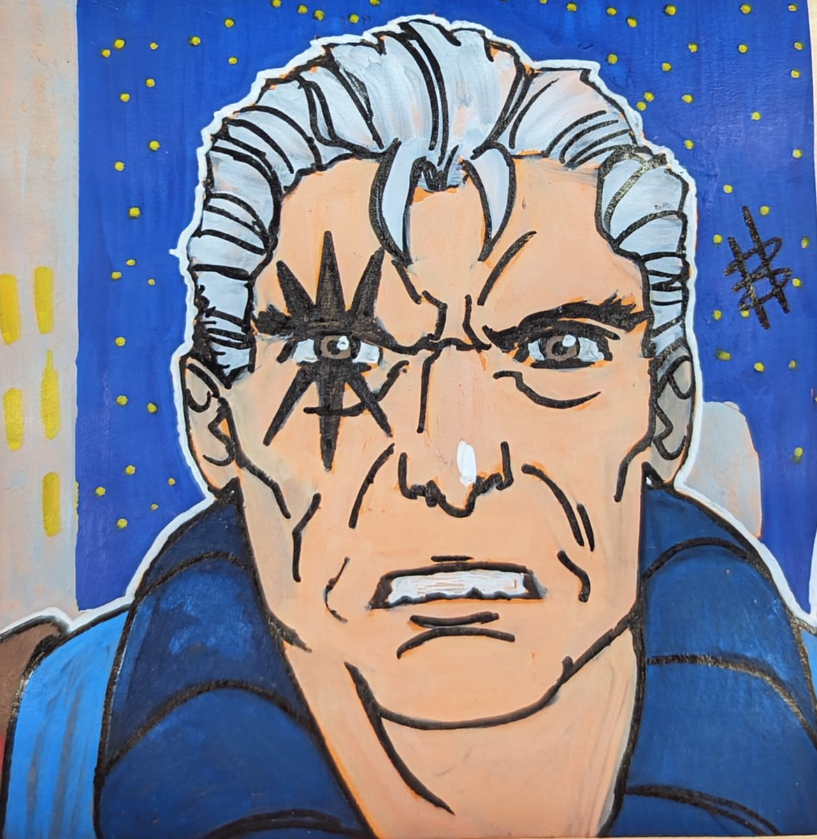 BenjamineArt's tweet photo. Cable! #doodles #postitdrawing #marvelcomics #postit #art #xforce #xmen #uncannyxmen #cable #comic #comicbook #freehanddrawing #warmup #nathansummers #postitpopart #XMen97 https://t.co/0xSBqdF0en