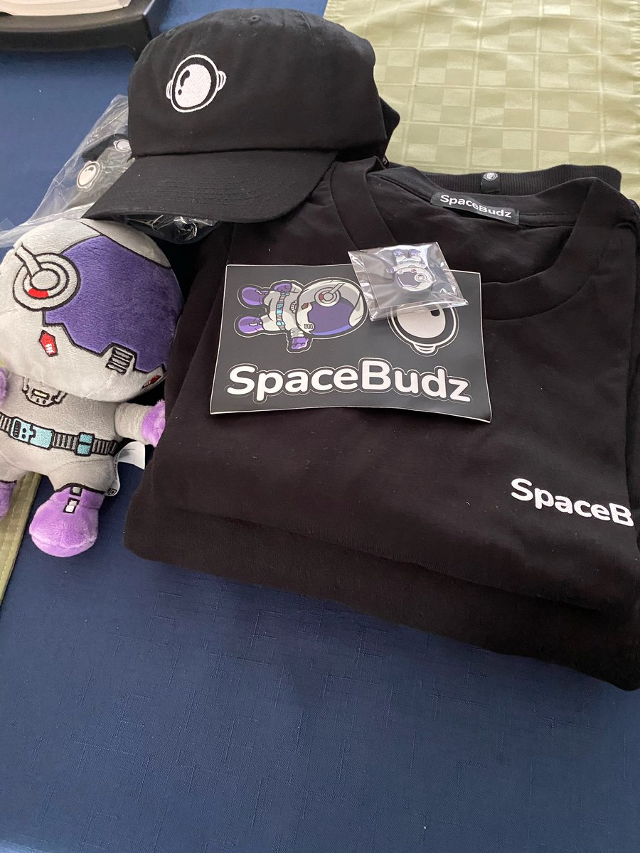 Look what landed in the mailbox today 🔥 The team at @maderarestudio did an amazing job with this collab! This is waiting for me at my folks house back in the States. Can’t wait to try on the hoodie @spacebudznft 😍