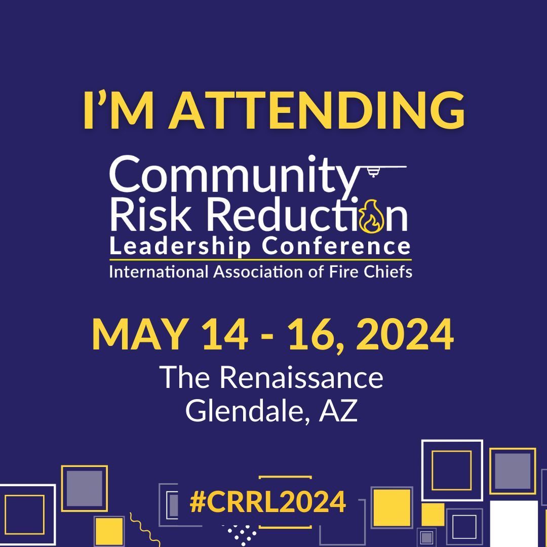 We're less than a month away from #CRRL2024 in Glendale, AZ 💥 Join us as we explore proven methods and strategies to assess and reduce community risks, network with other CRR professionals, and more! Register now for this one-of-a-kind conference: buff.ly/3Tb0T9A